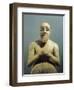 Detail of Statue of Ebish-II, an Intendant Found in the Temple of Ishtar at Mari-null-Framed Giclee Print