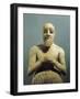 Detail of Statue of Ebish-II, an Intendant Found in the Temple of Ishtar at Mari-null-Framed Giclee Print