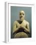 Detail of Statue of Ebish-II, an Intendant Found in the Temple of Ishtar at Mari-null-Framed Giclee Print