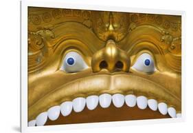Detail of Statue over Entrance to Buddhist Museum at the Golden Temple-Jon Hicks-Framed Photographic Print