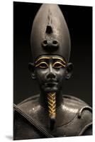 Detail of Statuette of Osiris Sitting-null-Mounted Premium Photographic Print
