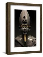 Detail of Statuette of Osiris Sitting-null-Framed Photographic Print