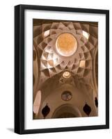 Detail of Tabatabei Traditional House Ceilings, Kashan, Isfahan Province, Iran-Michele Falzone-Framed Photographic Print