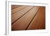 Detail of Teak Wood Table-tihism-Framed Photographic Print