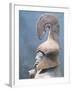 Detail of Terracotta Statuette of Athena, from Gortyn, Crete, Greece-null-Framed Giclee Print