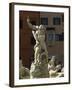 Detail of the 19th Century Fontana Del Nettuno, Piazza Navona, Rome, Lazio, Italy, Europe-Tomlinson Ruth-Framed Photographic Print