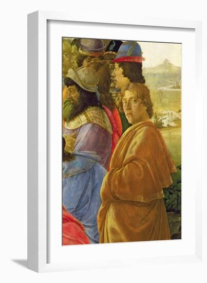 Detail of the Adoration of the Magi-Sandro Botticelli-Framed Giclee Print