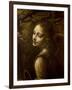 Detail of the Angel, from the Virgin of the Rocks-Leonardo da Vinci-Framed Giclee Print