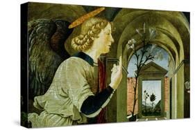 Detail of the Archangel Gabriel from The Annunciation-Antoniazzo Romano-Stretched Canvas