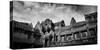 Detail of the Bakan Gallery inside Angkor Wat, Siem Reap, Cambodia-Panoramic Images-Stretched Canvas