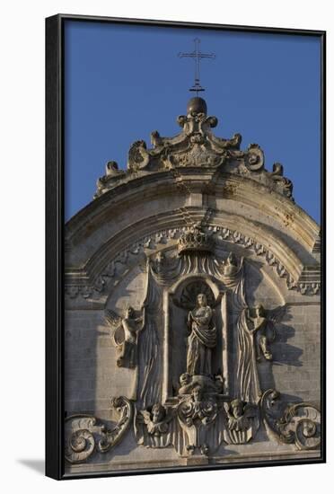 Detail of the Baroque Church of San Francesco D'Assisi in the Sassi Area of Matera-Martin-Framed Photographic Print