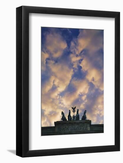 Detail of the Brandenberg Gate-Jon Hicks-Framed Photographic Print