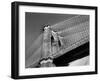 Detail of the Brooklyn Bridge-Alfred Eisenstaedt-Framed Photographic Print