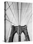 Detail of the Brooklyn Bridge-Alfred Eisenstaedt-Stretched Canvas