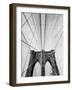 Detail of the Brooklyn Bridge-Alfred Eisenstaedt-Framed Photographic Print