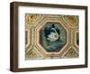 Detail of the Ceiling Decoration in the Salon of the Swans, 15th Century-null-Framed Giclee Print