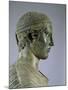 Detail of the Charioteer of Delphi, also known as Heniokhos-null-Mounted Photographic Print