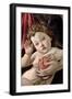 Detail of the Child with Pomegranate from the Madonna Della Melagrana-Sandro Botticelli-Framed Giclee Print