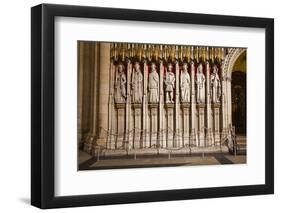 Detail of the Choir Screen in York Minster-Julian Elliott-Framed Photographic Print