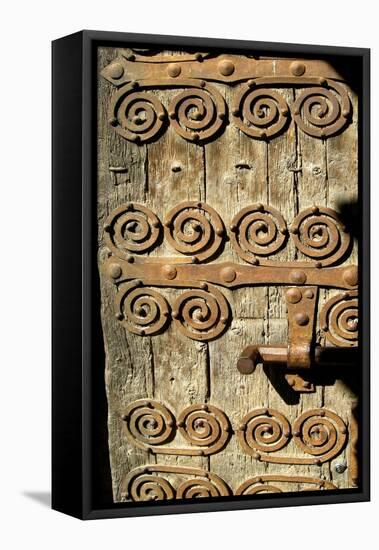 Detail of the Church Door (Photo)-null-Framed Stretched Canvas