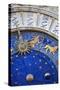 Detail of the Clock Face on the Torre Dell in the Piazza San Marco, San Marco, Venice-Cahir Davitt-Stretched Canvas