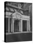 Detail of the clubhouse entrance porch, Essex County Club, Manchester, Massacusetts, 1925-null-Stretched Canvas