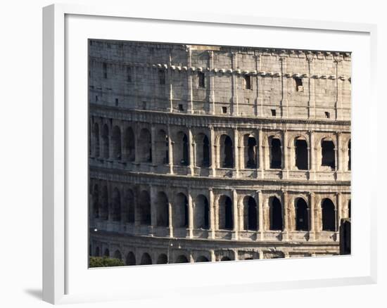 Detail of the Colloseum, Rome, Lazio, Italy-James Emmerson-Framed Photographic Print