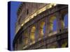 Detail of the Colosseum Illuminated after Dark, Rome, Lazio, Italy, Europe-Tomlinson Ruth-Stretched Canvas