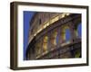 Detail of the Colosseum Illuminated after Dark, Rome, Lazio, Italy, Europe-Tomlinson Ruth-Framed Photographic Print