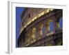 Detail of the Colosseum Illuminated after Dark, Rome, Lazio, Italy, Europe-Tomlinson Ruth-Framed Photographic Print