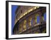 Detail of the Colosseum Illuminated after Dark, Rome, Lazio, Italy, Europe-Tomlinson Ruth-Framed Photographic Print