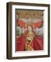 Detail of the Coronation of the Virgin, 1453-54 (Oil on Panel)-Enguerrand Quarton-Framed Giclee Print