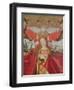 Detail of the Coronation of the Virgin, 1453-54 (Oil on Panel)-Enguerrand Quarton-Framed Giclee Print