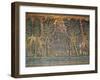 Detail of the Courtyard Mosaic Decoration, 706 - 705, 8th Century-null-Framed Photographic Print