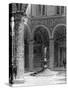 Detail of the Courtyard of the Palazzo Vecchio, 1842-null-Stretched Canvas