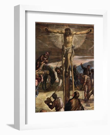 Detail of 'The Crucifixion', 1565-Jacopo Robusti Tintoretto-Framed Giclee Print