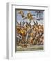 Detail of The Damned in Hell-Luca Signorelli-Framed Premium Giclee Print