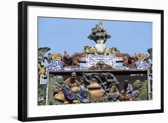 Detail of the Decoration at the Ancestral Temple of the Chen Family in Canton-null-Framed Giclee Print