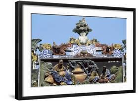 Detail of the Decoration at the Ancestral Temple of the Chen Family in Canton-null-Framed Giclee Print