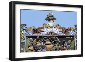 Detail of the Decoration at the Ancestral Temple of the Chen Family in Canton-null-Framed Giclee Print