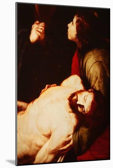 Detail of the Descent from the Cross-Jusepe de Ribera-Mounted Giclee Print