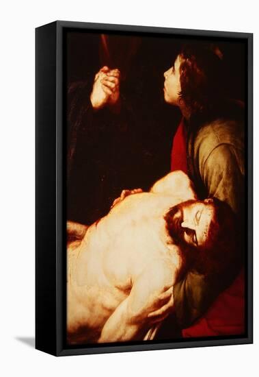 Detail of the Descent from the Cross-Jusepe de Ribera-Framed Stretched Canvas