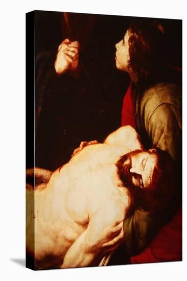 Detail of the Descent from the Cross-Jusepe de Ribera-Stretched Canvas