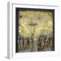 Detail of the Doors of Paradise on the Baptistry, 15th century-Lorenzo Ghiberti-Framed Giclee Print