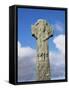 Detail of the Doorty Cross, 13Ft Tall and Dating from the 12th Century, Kilfenora, Munster-Roy Rainford-Framed Stretched Canvas