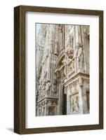 Detail of the Duomo (Cathedral), Milan, Lombardy, Italy, Europe-Yadid Levy-Framed Photographic Print