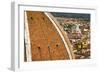 Detail of The Duomo dome from Giotto's Bell Tower, Florence, Tuscany, Italy-Russ Bishop-Framed Photographic Print