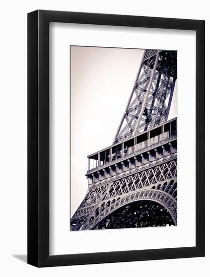 Detail of the Eiffel Tower, Paris, France-Russ Bishop-Framed Photographic Print