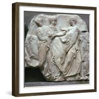 Detail of the Elgin Marbles, 5th century BC-Phidias-Framed Giclee Print