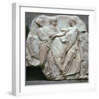 Detail of the Elgin Marbles, 5th century BC-Phidias-Framed Giclee Print